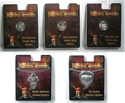 Master Replicas PIRATES Of The CARIBBEAN RING & JEWELRY LOT OF 5 NEW! • $26.99