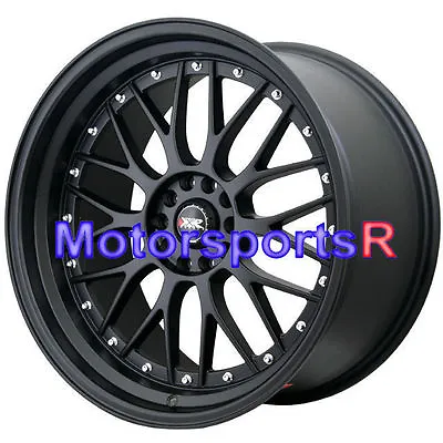 XXR 521 18 Flat Black Rims Wheels Staggered 5x4.5 98 99 03 04 Ford Mustang Cobra • $788