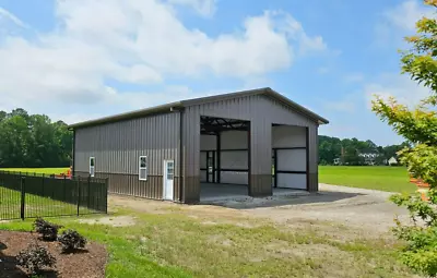 40x60x16 Steel Building SIMPSON Metal Garage Storage Shop Building Kit • $33952