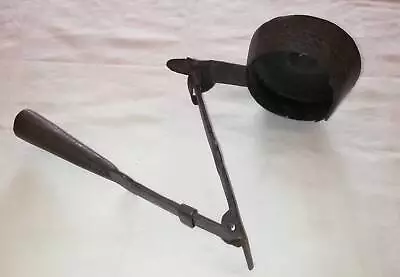 Ottoman Turkish Forged Iron Coffee Roaster Handle Decoration Home Decor Kitchen • $250