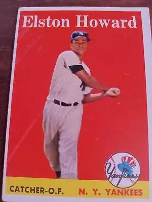 1958 Topps  #275 Elston Howard VG • $6