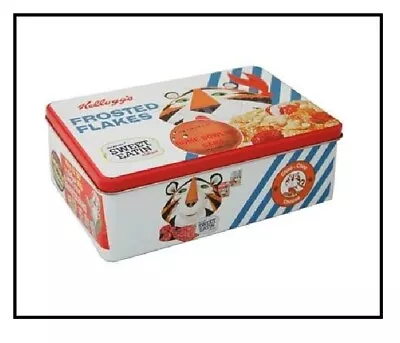 Kellogg's Cereal Biscuits Cakes Vintage Tin  Dry Food  Aluminium  • £6.99