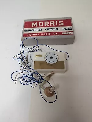 Vintage Morris Germanium Crystal Radio W/ Original Box • $100