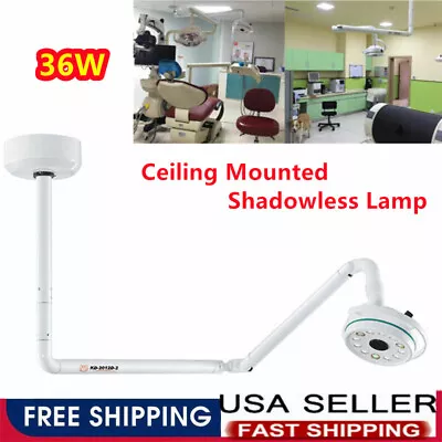 36W Ceiling Mounted LED Surgical Medical Exam Cold Light Shadowless Lamp • $475.94