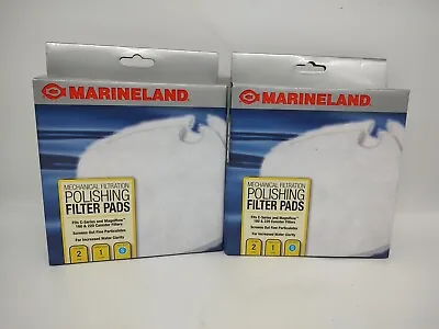 2 Boxes MarineLand Polishing Filter Pads Fits C-Series And Magniflow 160 & 220  • $12.79