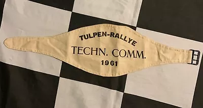 Original 1961 International Tulpen Tulip Rally Rallye Commisioner Armband Pass • $69.45