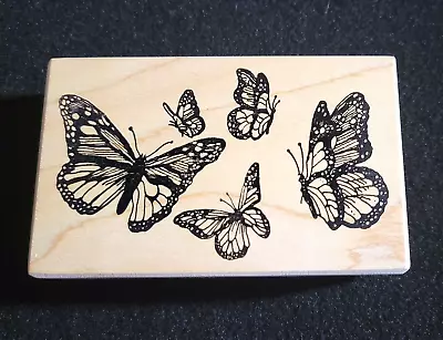 Vintage 1987 Stampa Barbara Butterfly Rubber Stamp 4 Inch • $11.47