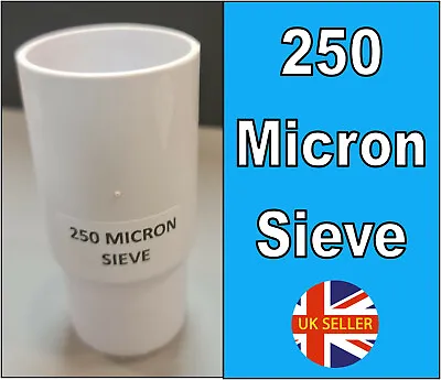 £4.99 • Buy 250 Micron Copepod Zooplankton Stackable Sieve, Marine Coral Fish Culture Reef