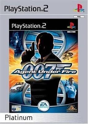 NEAR MINT  (PS2) James Bond 007 In Agent Under Fire - UK PAL - Platinum • £6.97