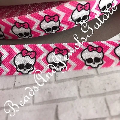 Skulls Foe Inspired Skulls Elastic Skull Hair Ties Cartoon Foe Monster High-5/8” • $1.25