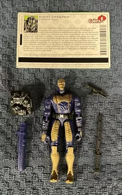 2003 Hasbro G.I. Joe Cobra Ninja Night Creeper Loose With Card And Weapons • $5.59