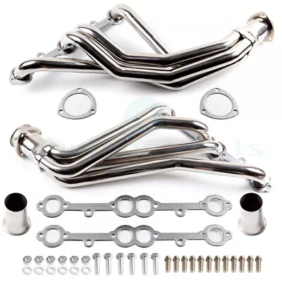 For 84-91 Gmt C/k 5.0/5.7 Stainless Racing Manifold Long Tube Header/exhaust Sbc • $111.95