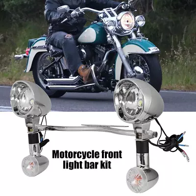 Passing Spot Light Bar Turn Signal For Kawasaki Vulcan VN 800 900 1500 1600 1700 • $76.54