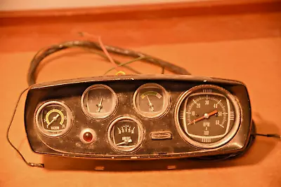 Vintage Mercruiser Gauge Cluster And Tach Oil Amp Tmp. Boat/Rat Rod Dash Panel • $80