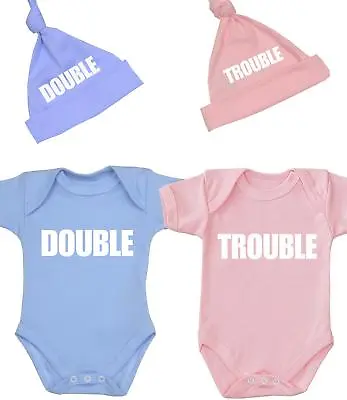 £17.99 • Buy BabyPrem Baby Clothes TWINS Bodysuits & Hats Baby Shower Gifts Tiny Baby - 12m