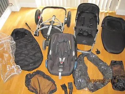 £215 • Buy Quinny Buzz Buggy, Maxi-Cosi Cabriofix Carseat, Quinny Carrycot, Near J11a M1