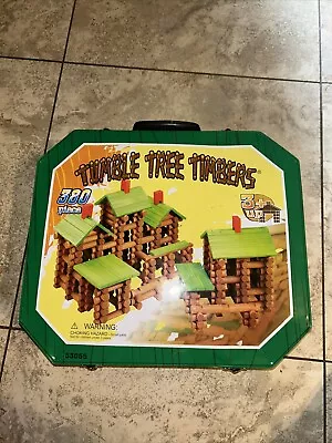 Tumble Tree Timbers 380 PC Collector's Carrying Tin Case Lincoln Log Compatible • $35