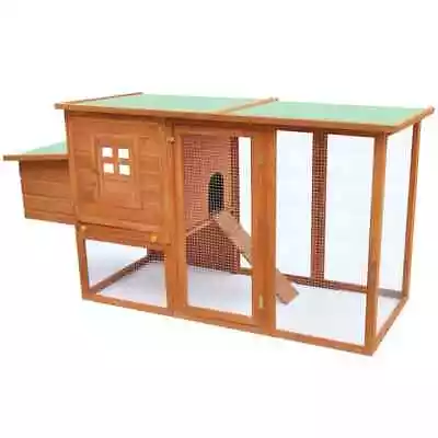 Outdoor Chicken Cage Hen House With 1 Egg Cage Wood Best • £192.23