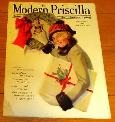 The Modern Priscilla  Magazine  December 1919   64 Pages • $20