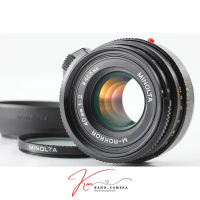 Late [Exc+5 W/ Hood] Minolta M Rokkor 40mm F/2 Lens For Leica M CLE CL JAPAN • $399.99