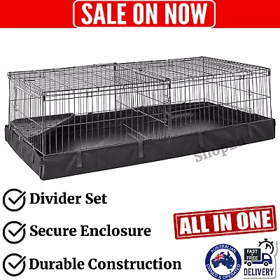 Habitat Enclosure + Roof Guinea Pig Small Animal Pet Cage Top Large Hutch Plus • $97.95