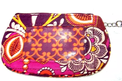 Vera Bradley Safari Sunset Clip Zip ID CCard Coin Purse Wallet Pouch NEW 3 X 5 • $11