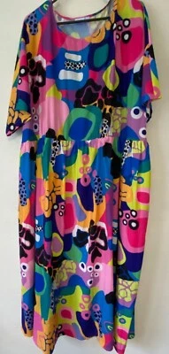$40 • Buy Little Party Dress Size 20, Superstar Street Art Dress, Worn Once