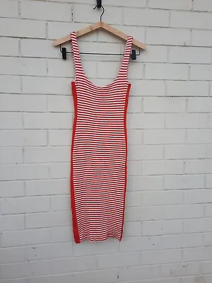 $10 • Buy Kookai Striped Bodycon Dress S Label