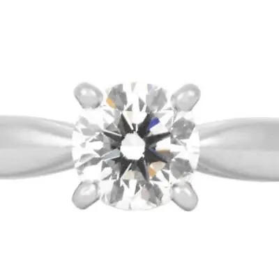 Van Cleef & Arpels Bonheur Diamond Pt950 US Size No. 3.5-4 Ring Pre-Owned B0201 • $3071.90