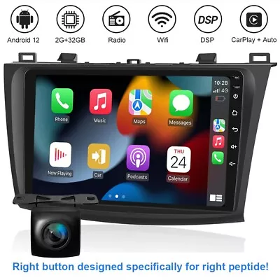 For Mazda 3 2010-2013 BL Android 12 CarPlay Stereo GPS Radio Head Unit + Camera • $174.90