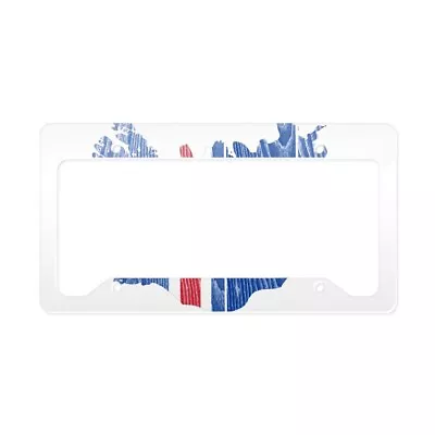 CafePress Iceland Flag And Map License Plate Holder License Frame (668421509) • $15.99