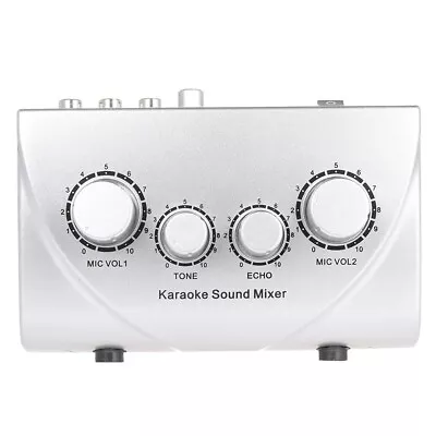 $26.08 • Buy Karaoke Sound Echo Mixer KTV Effects Reverb MIC Preamp For Home Audio System
