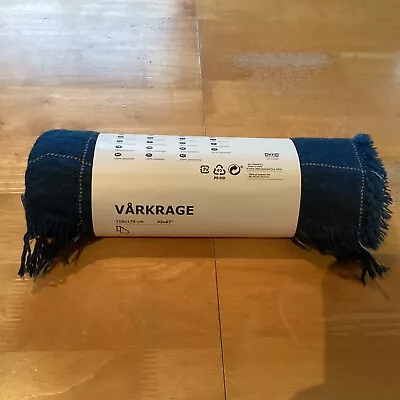 New With Tags Ikea Throw Blue Fringed Unused Gift ? Springtime Present • £4