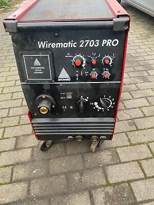 Lincoln Electric Mig Welder Wirematic Very Powerful Welder Read All • £420