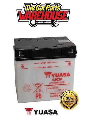 53030 Genuine Yuasa Motorcycle ATV Quad Buggy Battery WITHOUT ACID • £89.95