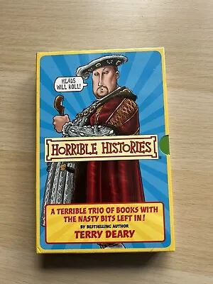 Horrible Histories 3x Book Box Set • £20