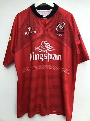 ULSTER Rugby Shirt Kukri Red Short Sleeve Short Sleeve Mens 3XL • £24.95