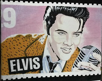 Vintage 1993 Elvis Presley The King 29 Cent Postage Stamp Bath Beach Body Towel • $24.99