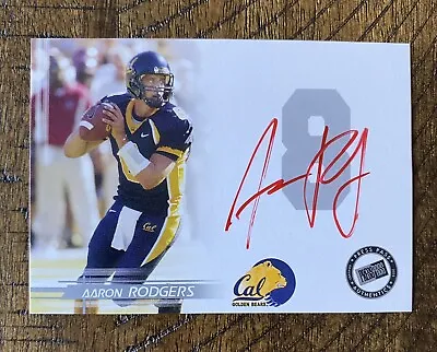 2005 Press Pass Aaron Rodgers ROOKIE AUTO Red Ink Rare On-Card Autograph RC • $499