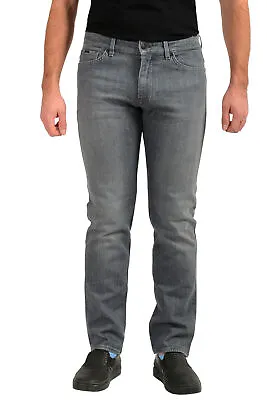 Hugo Boss Men's  Maine3+  Regular Fit Gray Wash Straight Jeans • $69.99