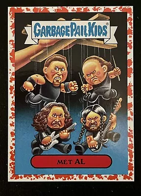 2017 Topps Garbage Pail Kids BATTLE OF THE BANDS Metallica 2a Red Rare Gpk • $59.99