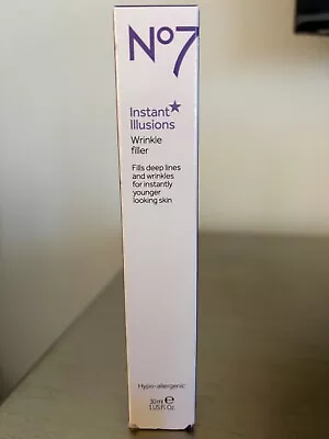 No7 Instant Illusion Wrinkle Filler Deep Lines&Wrinkles INSTANT! Results!New Box • $19.90