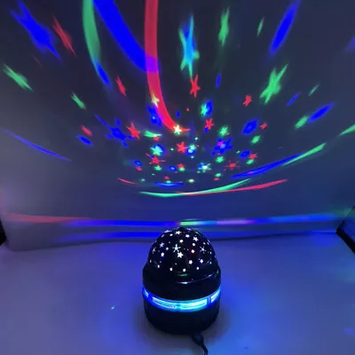 £5.92 • Buy Rotating LED Night Light USB Disco DJ Party Ball Colorful Club Stage Decorations