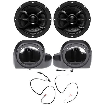 HARMAN Infinity 6.5” 240W Speaker(Pair)Saddle Tramp Non-Twin-Cooled Install Kit • $649.95
