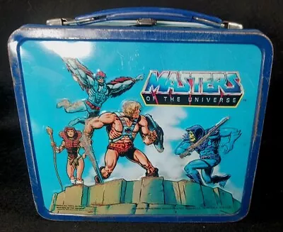 Vintage 1983 HE-Man MASTERS Of The UNIVERSE Metal Lunch Box No Thermos Lunch Box • $20