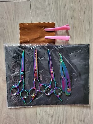 Professional Hair Cutting Thinning Scissors Set Shears Barber Salon Hairdressing • £19.99