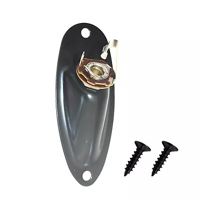 Metal 1/4  Boat Jack Plate For Fender Stratocaster Strat Style Guitar Parts • $12.68