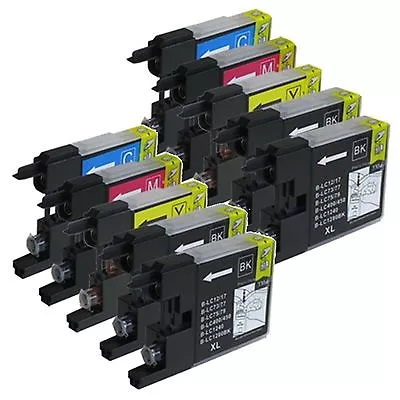 10 Pack LC75 LC71 Set Ink Cartridges For Brother MFC-J435W MFC-J625DW MFC-J825DW • $11.99