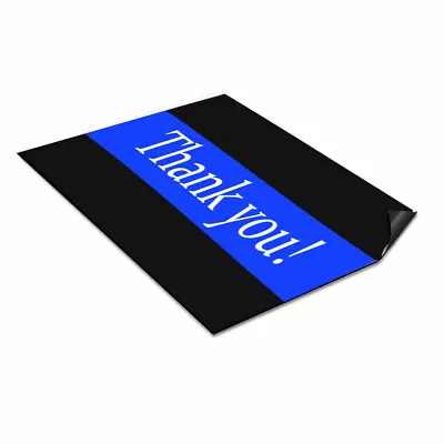 Car Magnet Set Of 2 Thank You Police Cop Car Advertising Industrial Sign • $62.99