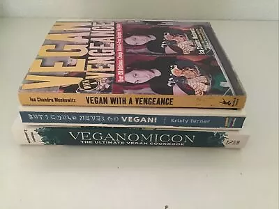 Lot 3 Isa Chandra Msokowitz Veganomicon Vegan With A Vengeance @ST52 • $14.74